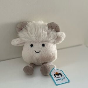 Jellycat amusabean ram NWT